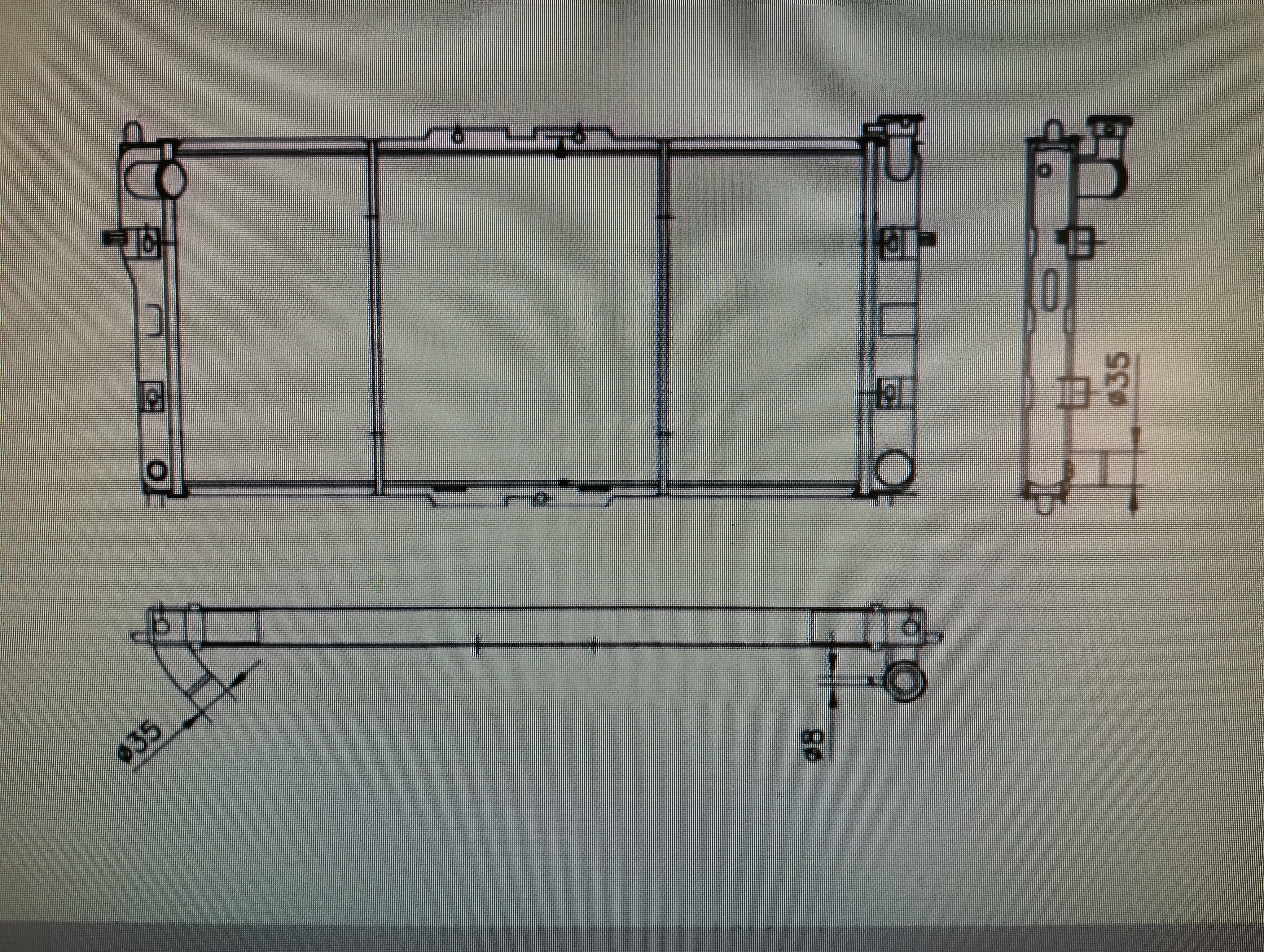 Радиатор охлаждения Мазда 626 4
