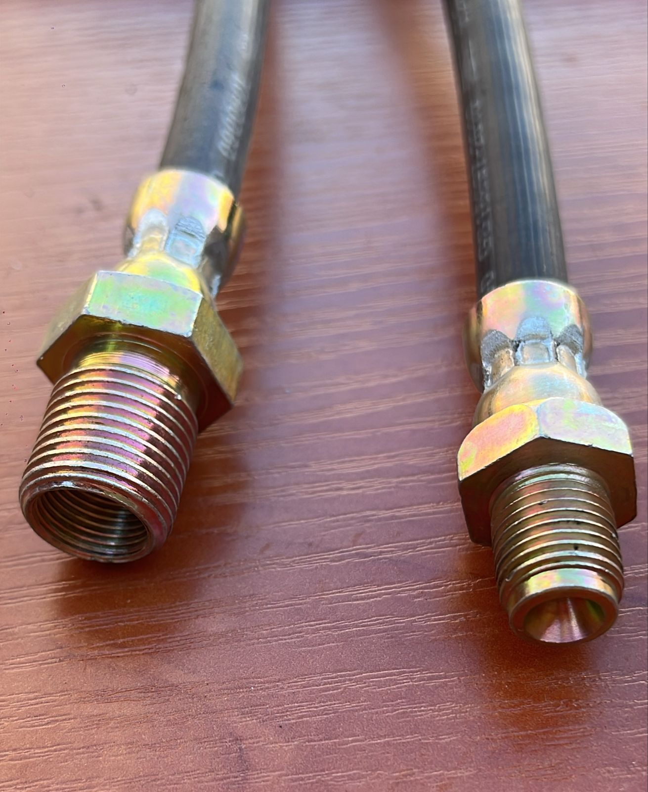 Шланг тормозной Урал длинный Уаз L=630мм 3