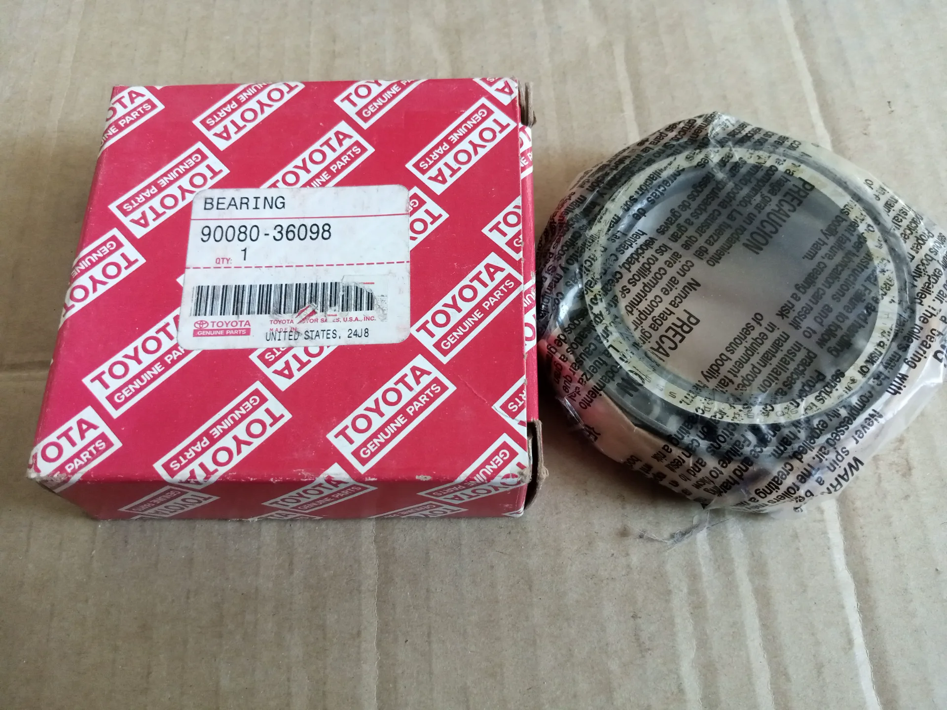 Подшипник ступицы внутр Тойота