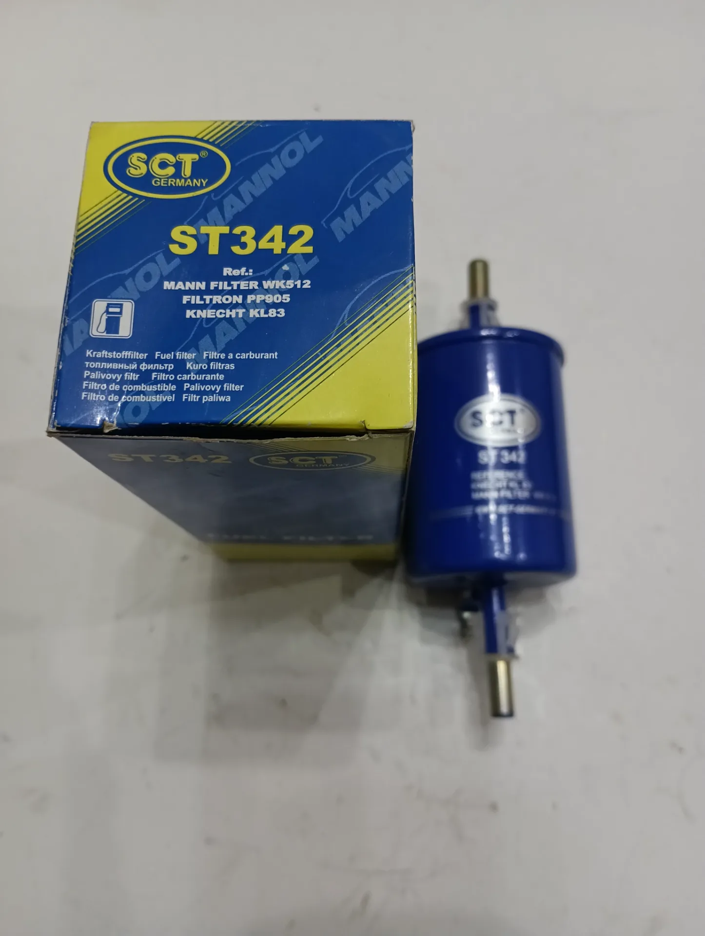 Фильтр топливный SCT LADA KALINA, PRIORA, GRANTA, VW G5, GOLG PLUS, SKODA FABIA 99-07-OPEL ASTRA G 3